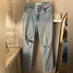 ABERCROMBIE JEANS- 90s Straight Ultra High Rise